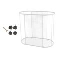 thumbnail image 4 of Luzkey Yoga Mat Storage Rack Basket, Workout Equipment Home Gym Storage Rack with Wheels for Dumbbell Kettlebells Resistance Bands White, 4 of 8