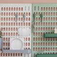 thumbnail image 1 of HIAKDOFT 6pcs Pegboard Bins Slanted Opening ABS Transparent Construction for Workshop Accessories Users, 1 of 7
