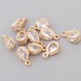 thumbnail image 2 of Rongfmy 10 Pieces Crystal Alloy Rhinestone Charms Pendant DIY Jewelry Accessories, 2 of 9