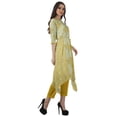 thumbnail image 3 of Moomaya Ensemble Tunique Indienne Haut et Pantalon Manches 3/4 Imprimé Kurta Kurti de Designer pour Femmes, 3 of 6