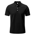 thumbnail image 4 of Styesk T-Shirts pour Homme Chandail à Fermeture Éclair Imprimé Col à Revers Manches Longues Col Rabattu Blouse Chemise, 4 of 4