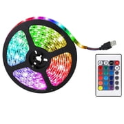 TFixolLED Lights for TV PC Gaming Monitor TV LED Backlight Remote Control Colors Changing LED Light Strip USB Powered TV Lights RGB Multicolor Light Strips for Rooms Party Bar Decoration Waterproof