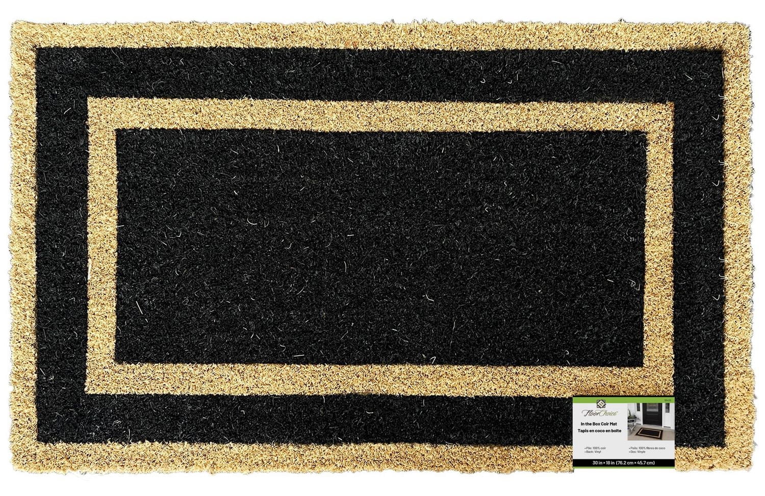Paillasson Floor Choice en fibre de coco dans la boîte