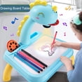 thumbnail image 1 of EGNMCR Child Smart Dinosaur Style Projector Desk With Light & Music Learning Painting Machine Toy 5ML Gift for Boys and Girls, 1 of 7
