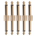 thumbnail image 3 of 5 Pcs Connecteur de Pédale d'Effets de Guitare 1/4 Pouce 6.35 mm Adaptateur de Câble d'Interface Jack Accessoires de Planche à Pédale Électrique, 3 of 7