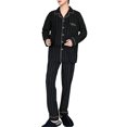 thumbnail image 1 of Men's Soft Comfortable Long Sleeve Pajama Set Breathable Loungewear for Relaxation and Sleep, 1 of 4