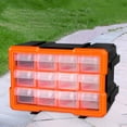 thumbnail image 3 of DOLITY Hardware Box Storage Small Tool Organizer Case with Compartments Plastic Toolbox D, 3 of 4