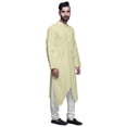 thumbnail image 3 of Atasi Cotton Long Kurta For Men Designer Clothing Button Down Solid Ethnic Kurtas, 3 of 4