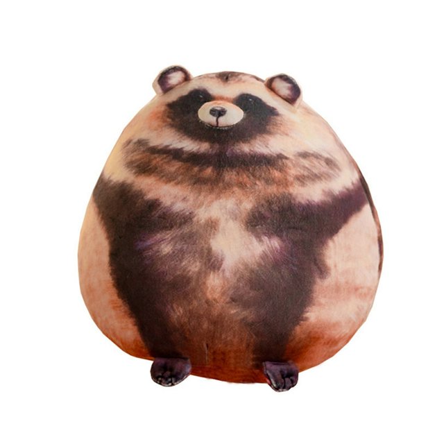 Animal Plush Doll Manul Leopard Cat Fox Doll Plushies Invisible Zipper Throw Pillow Ornament Simulation Stuffed Animal Cat Doll Plush Pillow Toy Birthday Gift