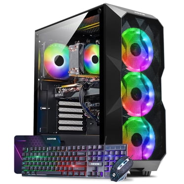 Tour d'Ordinateur de Jeu - Processeur Intel Core i7 - GeForce RTX 5050 8 Go GDDR6 - 32 Go de RAM DDR4 - SSD 1 To Windows 11 Pro - Remis à Neuf