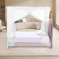 thumbnail image 1 of Birdeem Bed Canopy Mosquito Net,Pop Up Design with One Side Opening Canopy Netting for Twin Bed Indoor Outdoor Use,Easy Setup No Bed Frame Needed for Home and Room Decoration, 1 of 8