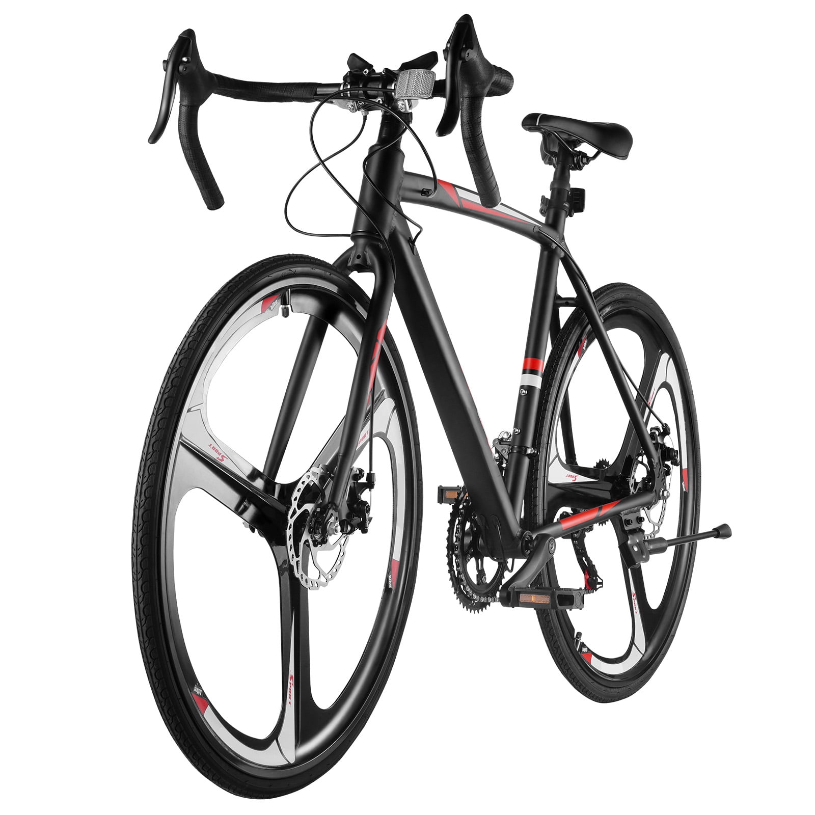 KFFKFF Road Bike, 700C Wheels Racing Bike, SHIMANO 14 Speeds Drivetrain City Commuter Road Bicycle, Urban Adult Sport Bike with Lightweight Aluminum Alloy Frame