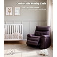 thumbnail image 3 of Fauteuil Inclinable Surdimensionné, Fauteuils Inclinables Manuels pour Adultes, Petit Fauteuil Inclinable en Cuir PU pour Petit Espace, VR, Réglable 90° - 150°, Fauteuil Simple de Style Lazy Boy, 3 of 8
