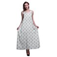 thumbnail image 1 of Bimba Robe Longue Sans Manches à Bretelles Spaghetti Imprimée en Rayonne Shibori pour Femmes - TG, 1 of 4