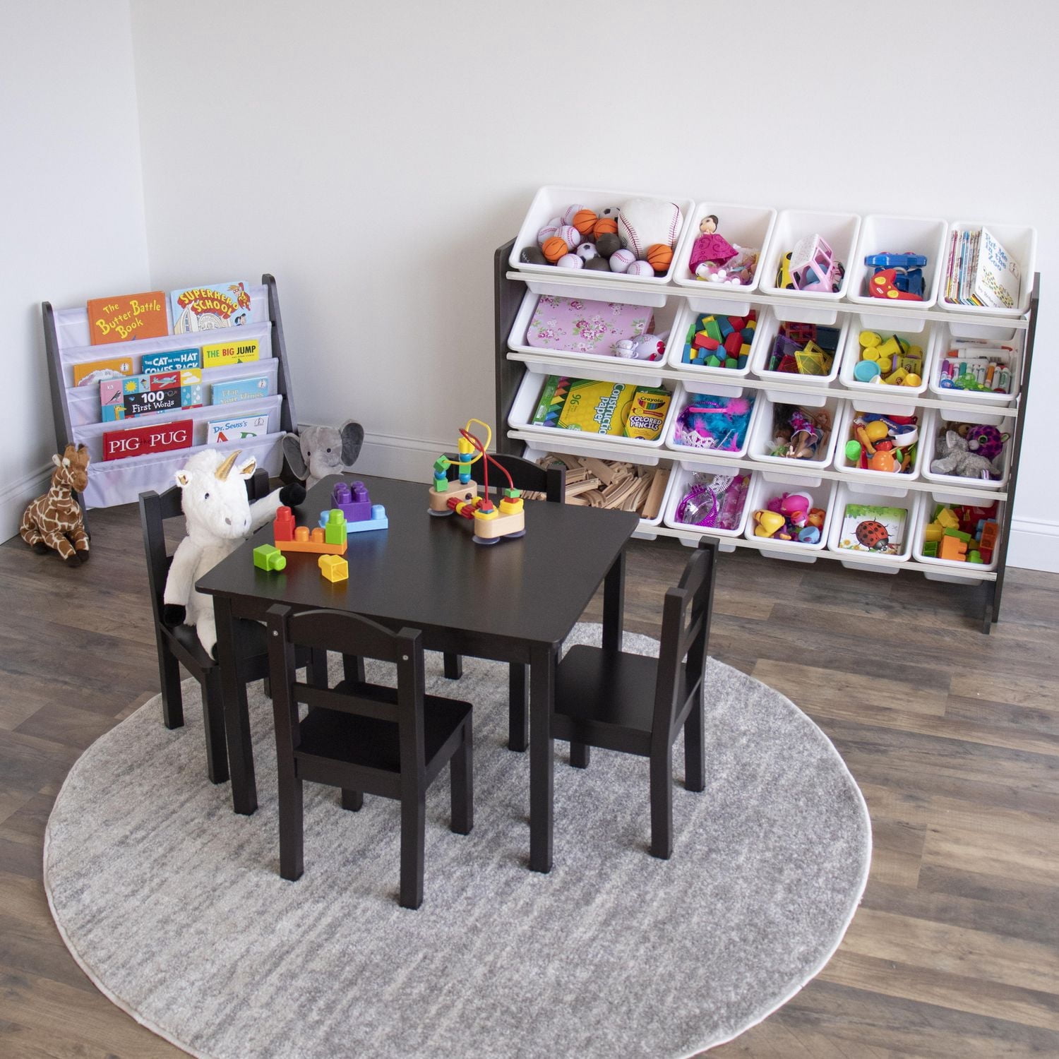 Humble Crew Extra Large Toy Storage Organizer with 20 Storage Bins