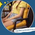 thumbnail image 4 of HLONK Clearance Rocking Chair Cushion  Rocker Chairs Replacement Cushions Set for Indoor  Water Resistant Extra Cozy Tufted Seat Pads and Non Slip High Back Pad with Ties for Outdoor, 4 of 6