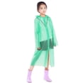 thumbnail image 1 of Liyamei Spring Summer And Autumn Boys' And Girls' Plain Color Buttoned Thick Poncho Raincoats Rain Ponchos, 1 of 5