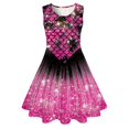 thumbnail image 1 of HAJGJP Robe d'Été pour Fille Robe d'Été Sans Manches pour Filles pour Usage Quotidien et Fêtes Gris, 6-7 Ans, 1 of 2