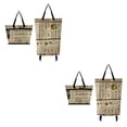 thumbnail image 1 of Ruiboury Foldable Shopping Trolley Bag Multifunctional And Fashionable Wide Application English newspaper 2Set, 1 of 6