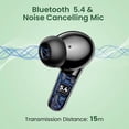 thumbnail image 2 of VEAT00L P91 Écouteurs Sans Fil, Casques Bluetooth V5.4 Stéréo avec Microphones à Réduction du Bruit, Autonomie de 60 H, Mini Boîtier avec Double Affichage DEL, Écouteurs Intra-Auriculaires Étanches IP7 pour Android et iOS, 2 of 7