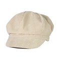 thumbnail image 1 of pitrice Fashionable Corduroy Womens Hat Warm And Comfortable For Autumn And Winter Multi Color Selection milky white, 1 of 6