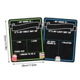 thumbnail image 3 of TIELUTT First and of School Folding Craft Table Stationery Cards and Envelopes Set Blank Stationery Paper and Envelopes Set for Men Wall Craft Organizers and Storage Stationery Organizer for Desk, 3 of 8