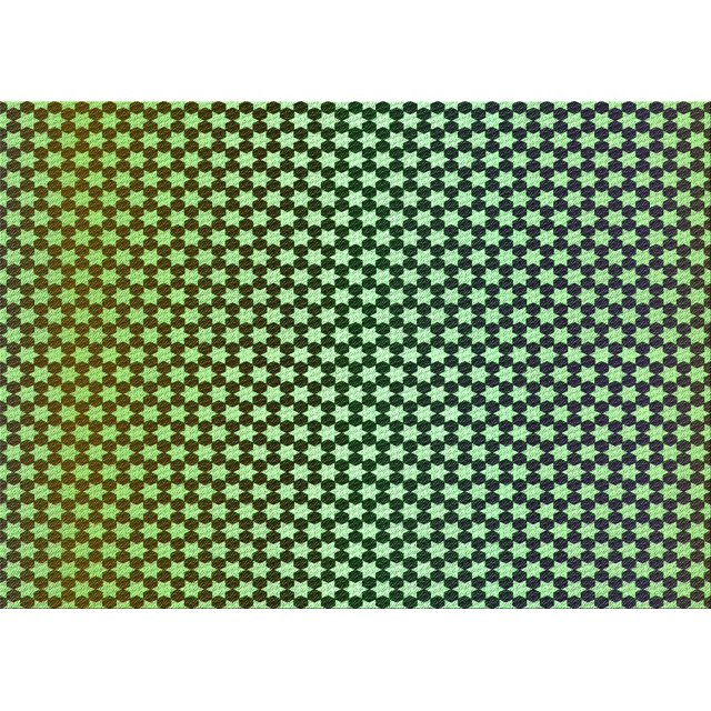 Ahgly Tapis Rectangulaire Lavable en Machine Vert Transitionnel, 6 Pieds x 9 Pieds
