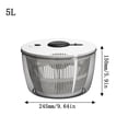 thumbnail image 3 of Chmadoxn Kitchen Gadgets, Kitchen Accessories, Kitchen Utensils, Kitchen Tool 5L Home Manual Vegetable Fruit Dehydrator Vegetable dehydrator, 3 of 9