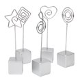 thumbnail image 2 of Memo Clip Holder, Concise Picture Notes 5pcs Picture Clip Holder, Paper Clip Small Can Be Used Alone Outdoor For School Suitable For Young People Black,White, 2 of 7