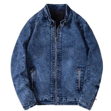 RKSTN Jackets for Men Spring And Fashion Solid Color Zipper Jacket Fall and Winter Long Sleeve Jacket Coats