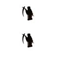 thumbnail image 3 of Transemion Stainless Steel Classic Pattern Candle Holders With Vivid Images For Halloween Decor Spooky F 2Set, 3 of 6