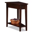 thumbnail image 1 of Leick Furniture Recliner Wood Wedge Table in a Chocolate Oak Finish, 1 of 6