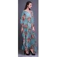 thumbnail image 3 of Bimba Kaftan de Plage Floral, Paréo de Bikini, Robe Maxi pour Femmes, Long Caftan-S-L, 3 of 5