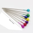 thumbnail image 3 of TIELUTT 600Pcs Colorful Pearlized Sewing Pins for Fabric Knitting compatible with Machines 22 Needle Knitting Books for Kids Knitting Needles for Beginners Circular Knitting Needles Set Knitting Bag, 3 of 8