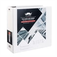 thumbnail image 1 of Moustache PVC 3-Hole View Binder, Letter Size, White - 2" D/3" D, 1 of 6