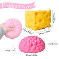 thumbnail image 3 of 2026 New Extra Large Cheese Squishy Toy, Slow Rising Squeeze Block, Stress & Anxiety Relief Fidget Gift for Kids and Adults, 3 of 8