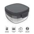 thumbnail image 3 of Bentgo Glass All-in-One Salad Container - Dark Gray, 3 of 5