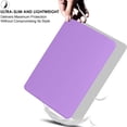 thumbnail image 3 of iPad Mini 7.9 Inch 5 Gen [ Mini 5th Generation 2019 ] A2133 A2124 A2126 MUXH2LL/A MUXF2LL/A MUXG2LL/A Trifold Slim Smart TPU Transparent Back Cover with Adjustable Stand Feature - Purple, 3 of 6