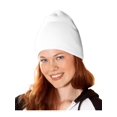 thumbnail image 1 of Yupoong Bonnet Tricoté Épais - Blanc, 1 of 1