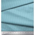 thumbnail image 2 of Soimoi Modal Satin Fabric Geometric Small Print Fabric by Yard 42 Inch Wide, 2 of 3