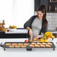 thumbnail image 4 of Gymax 39.5'' Extra Large Electric Griddle w/ 2 Cooking Surface Adjustable Temperatures, 4 of 10