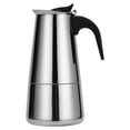 thumbnail image 2 of Percolator Cup Craftsmanship Breakfast Accessories 600ML Moka Pots Coffee Supplies Handle Design Metal Pot Filtering Kettle 6 Kettles/300ML, 2 of 8