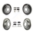 thumbnail image 1 of Transit Auto Front Rear Coated Disc Brake Rotors and Ceramic Pads Kit for Car Hyundai Elantra GT Kia Forte Koup KGT-101178, 1 of 11