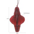 thumbnail image 2 of Folding Paper Finial Ornament Red - Set of 12, 2 of 3