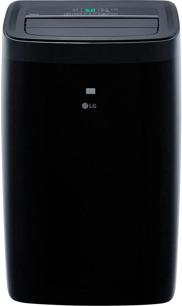 LG 10,000 BTU DOE / 14,000 BTU ASHRAE Smart Portable Air Conditioner, Cools 450 Sq.Ft. 18' x 25' room size, Smartphone & Voice Control works with LG ThinQ, Amazon Alexa and Hey Google, 115V