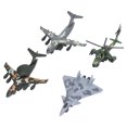 thumbnail image 2 of Jouet Avion à Rétrofriction pour Garçons 4 Pcs Modèle d'Avion Simulé en Alliage Cadeau d'Anniversaire Décoration, 2 of 7