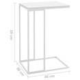 thumbnail image 5 of vidaXL Side Table White 40x30x59 cm Engineered Wood, 5 of 5