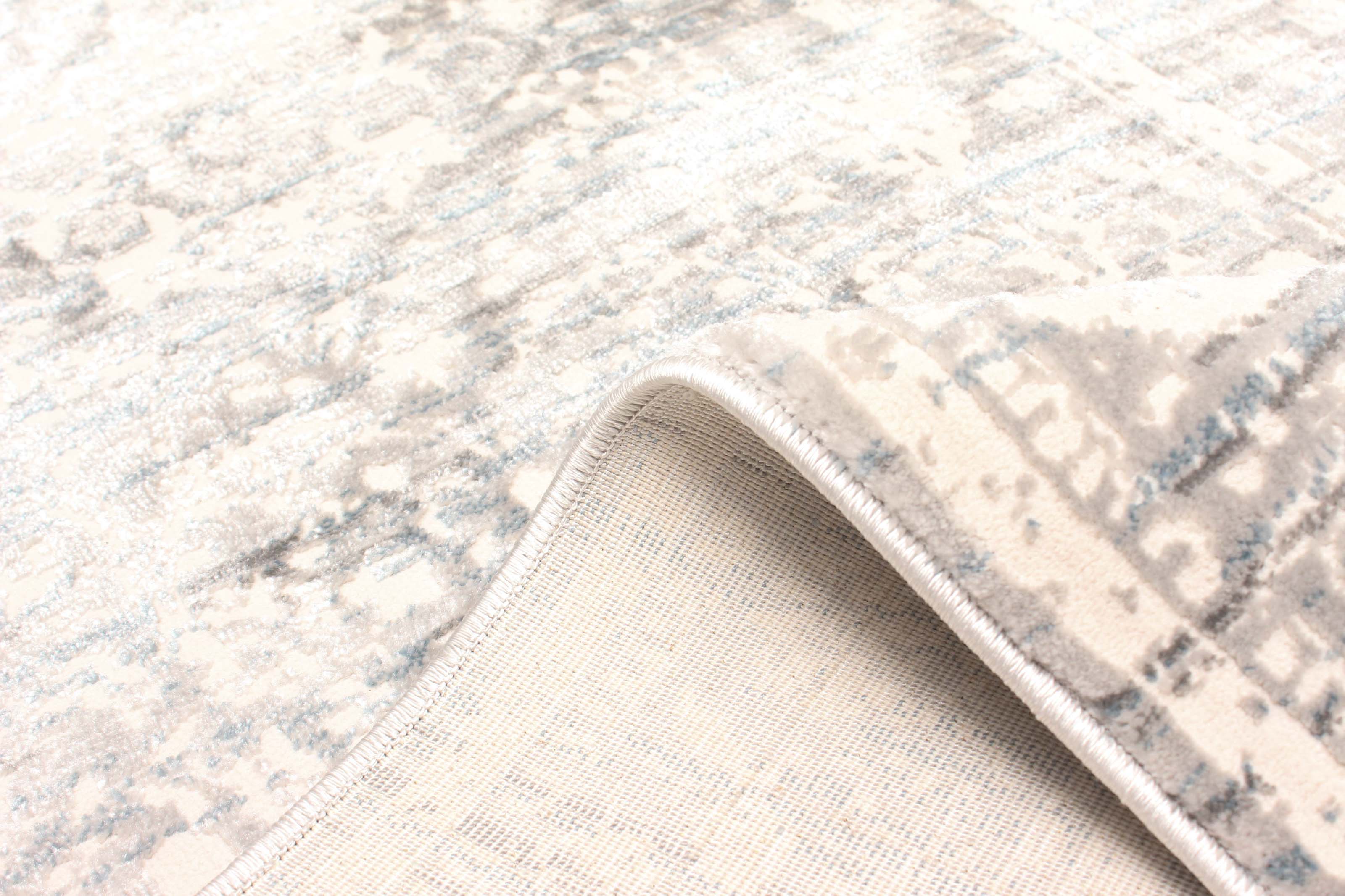 ECARPET Layla Cream, Grey Rug