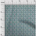 thumbnail image 2 of oneOone Viscose Jersey Teal Green Fabric Geometric Sewing Craft Projects Fabric Prints By Yard 60 Inch Wide, 2 of 5