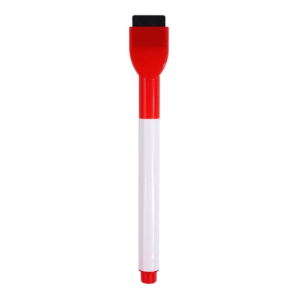 WLAGOOD Magnetic Whiteboard Markers,Fine Tip Dry Erase Markers with Eraser,White Board Marker with Eraser Cap,Low Odor Thin Markers for Calendar Boards,Assorted Bright Colors